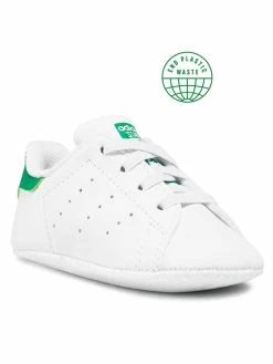 Εκπτωση 😀 Adidas Κοντά Αθλητικά Παπούτσια Stan Smith Crib FY7890 Λευκό 👏