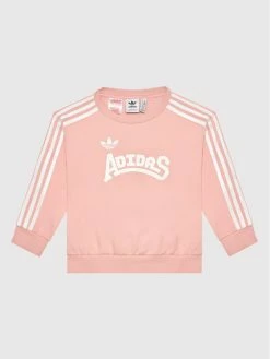 Best Pirce 🤩 Adidas Μπλούζες Φόρμας Μπλούζα Graphic HC4559 Ροζ Loose Fit ✔️