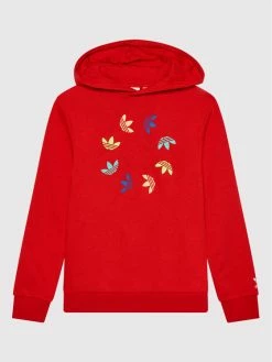 Φτηνός 👍 Adidas Μπλούζες Φόρμας Μπλούζα Adicolor HE4778 Κόκκινο Regular Fit 🛒