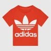 Το φθηνότερο 🎁 Adidas T-shirts T-Shirt Trefoil HE2189 Κόκκινο Regular Fit ❤️