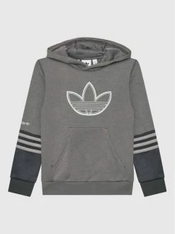 Το φθηνότερο 😀 Adidas Μπλούζες Φόρμας Μπλούζα Sprt Collection HE4770 Γκρι Regular Fit ⭐