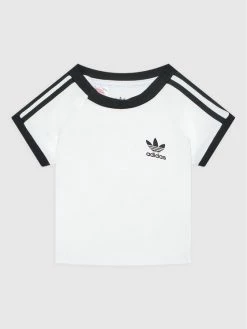 Αγορά 🎁 Adidas T-shirts T-Shirt 3-Stripes DV2824 Λευκό Regular Fit 🔥