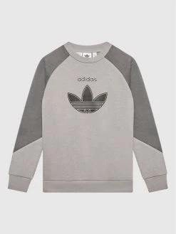 Κουπόνι 🎁 Adidas Μπλούζες Φόρμας Μπλούζα Sprt H31211 Γκρι Regular Fit 👏