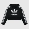 Πολύ καλή προσφορά 🌟 Adidas Μπλούζες Φόρμας Μπλούζα Adicolor Cropped H32337 Μαύρο Loose Fit 🎉