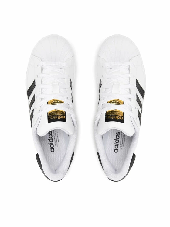 Νέος 🌟 Adidas Κλειστά Παπούτσια Παπούτσια Superstar J FU7712 Λευκό 😀 6 Νέος 🌟 Adidas Κλειστά Παπούτσια Παπούτσια Superstar J FU7712 Λευκό 😀 - Image 6