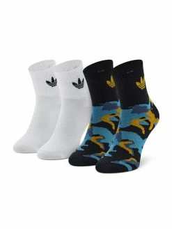 Εξοδος 🎁 Adidas Ψηλές Κάλτσες Σετ 2 ζευγάρια ψηλές κάλτσες Unisex Camo Mid Ankle HL9297 Έγχρωμο 👏