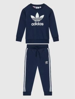 Εξοδος 🔔 Adidas Σετ Φόρμα Crew HK7495 Σκούρο μπλε Regular Fit ✨