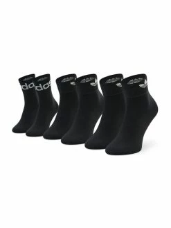Νέος 🥰 Adidas Ψηλές Κάλτσες Σετ 3 ζευγάρια ψηλές κάλτσες Unisex Fold Cuff Crew H32386 Μαύρο 🌟