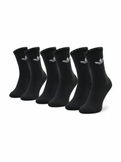 Καλύτερες κριτικές για ❤️ Adidas Ψηλές Κάλτσες Σετ 3 ζευγάρια ψηλές κάλτσες Unisex Cushioned Trefoil HC9547 Μαύρο ⌛
